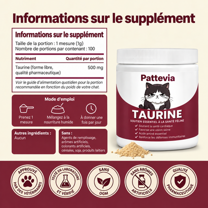Pattevia – Complément de Taurine